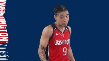 Happy Natasha Cloud GIF by Washington Mystics
