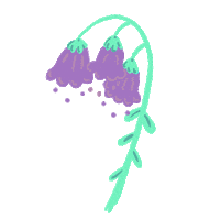 hipolly kawaii flower green sweet Sticker