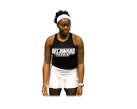 Blue Hens Celebration Sticker by Delaware Blue Hens