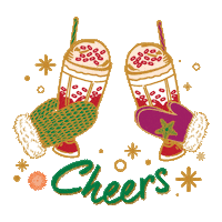 Christmas Cheers Sticker by hongkongtourismboard