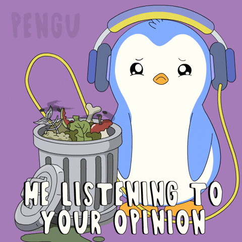 Penguin Trash GIF by Pudgy Penguins