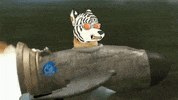 Happy To The Moon GIF by High Street Wolf Society
