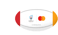 Rugby World Cup Ball Sticker by Mastercard