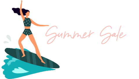 Summer Swimming Sticker by Beauty by Earth