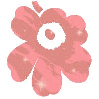 Pink Flower Sticker by Marimekko