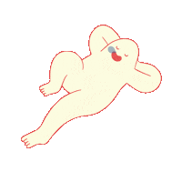 Juliacharmette chill stayhome nap rest Sticker