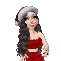 Cute Girl Natal Sticker by Bel Diniz