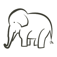 PrettyECO elephant notebook elephant poo paper pretty eco Sticker