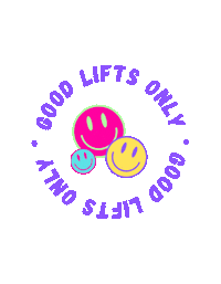 Smiley Face Fitness Sticker by Lifting Ladies