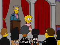 happy lisa simpson GIF