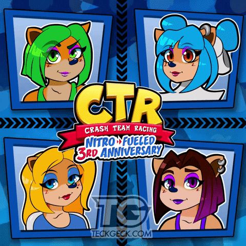 Teckgeck giphyupload crash team racing crash banicoot GIF