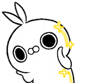 Happy うさぎ Sticker by クレイジー闇うさぎ