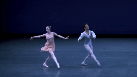 partnering pas de deux GIF by New York City Ballet