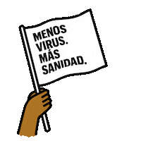 sanidadporbandera coronavirus bandera sanidad osakidetza Sticker