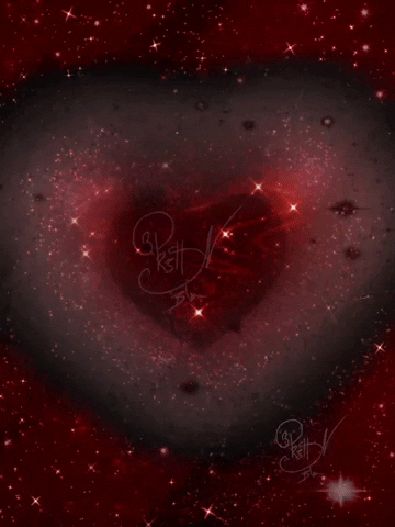 prettynblu heart pink glitch white GIF