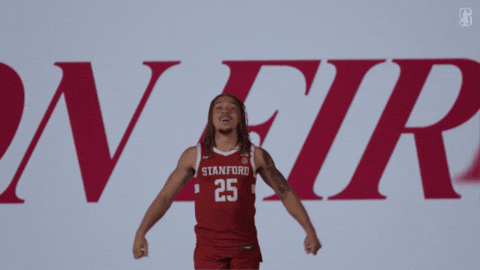 Celebration Hype GIF by Stanford Athletics