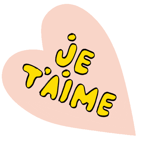 i love you heart Sticker by Clare V.