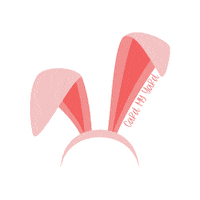 Easter Bunny Sticker by CardMyYard