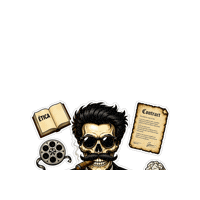 Skull Calavera Sticker