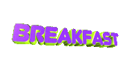 breakfast Sticker
