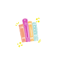 Illustration Book Sticker