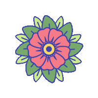 Flower Power Dance Sticker