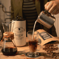 iced coffee video GIF