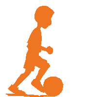 football orangefootball Sticker by The Goat Agency