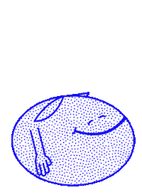 Happy Orange Sticker