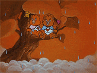 care bears rainbow GIF