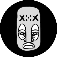 Mask Blinking Sticker by Ekho World