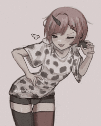 Pink Cow GIF