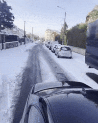 NoPlate46 bmw standing chock snowdrift GIF