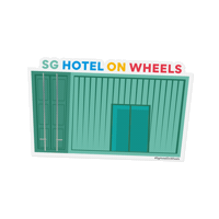 SGHotelOnWheels vacaytotheeast dtexshow dultimatexcape sghotelonwheels Sticker