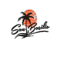 sanbasiliolido beach italy reggae summertime Sticker