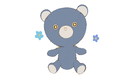 KyotoDenim giphyupload bear teddy denim Sticker