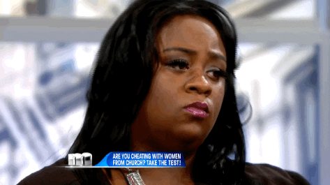 Are You Cheating With Women From Church Hair Flip GIF by The Maury Show