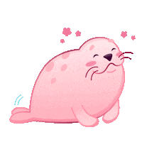 happy pink Sticker by Bare Tree Media