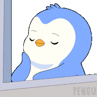 In Love Wow Sticker by Pudgy Penguins