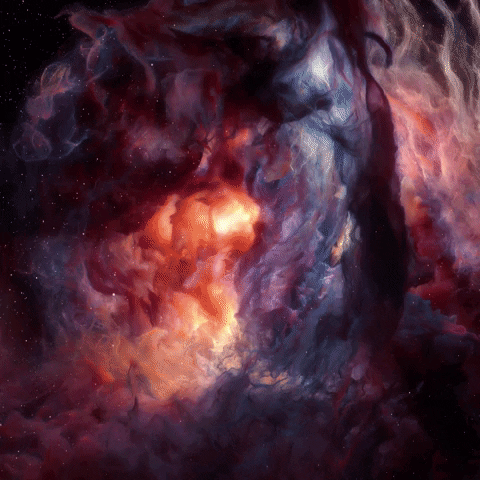salmonickatelier giphyupload space stars universe GIF