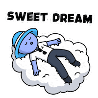 Tired Feel Good Sticker by Kudai