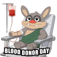 Red Cross Blood Sticker