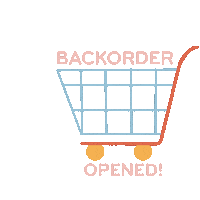 Shopping Cart Sticker by THESTAGEWALK