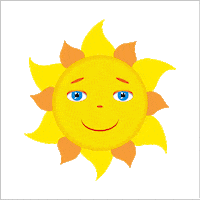 Sunshine Солнце Sticker