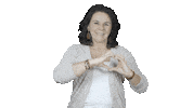 zeghetmetjehandjes liefde hartje misa gebaren Sticker