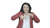 zeghetmetjehandjes misa irma gebaren cmp Sticker