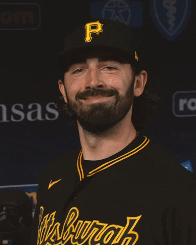 No Worries Smile GIF by Pittsburgh Pirates