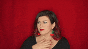 christinegritmon red shock oh my cgritmon GIF