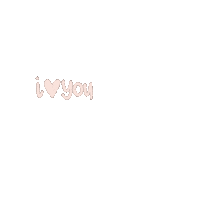 I Luv You Sticker