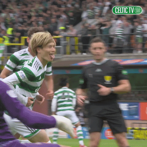 Celebration Japan GIF by Celtic Football Club